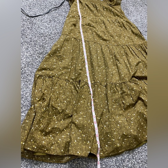 Madewell Ruffle-sleeve Tiered Midi Dress in Daisy Stitch Sz XS Cottagecore Fall - Picture 10 of 10